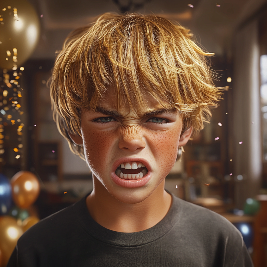 An angry boy | Source: No source
