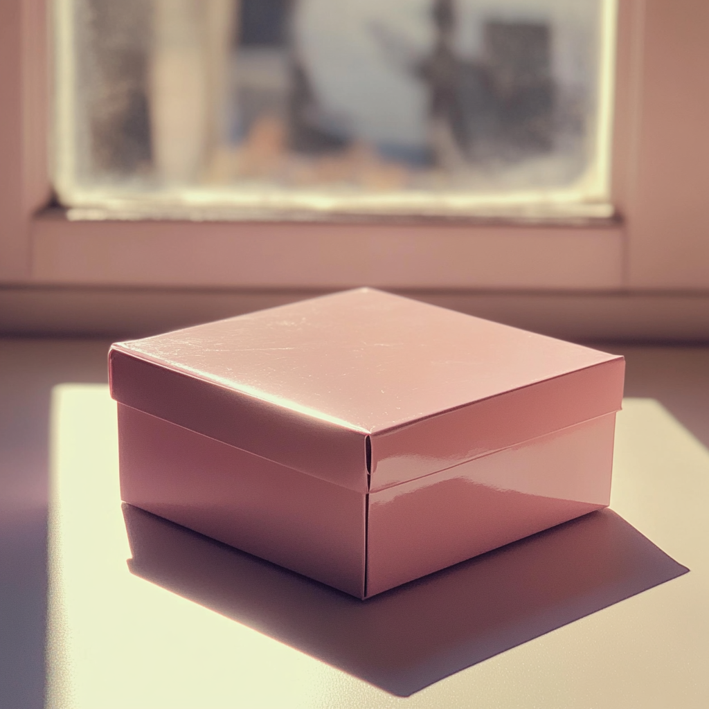 A closed cake box | Source: No source