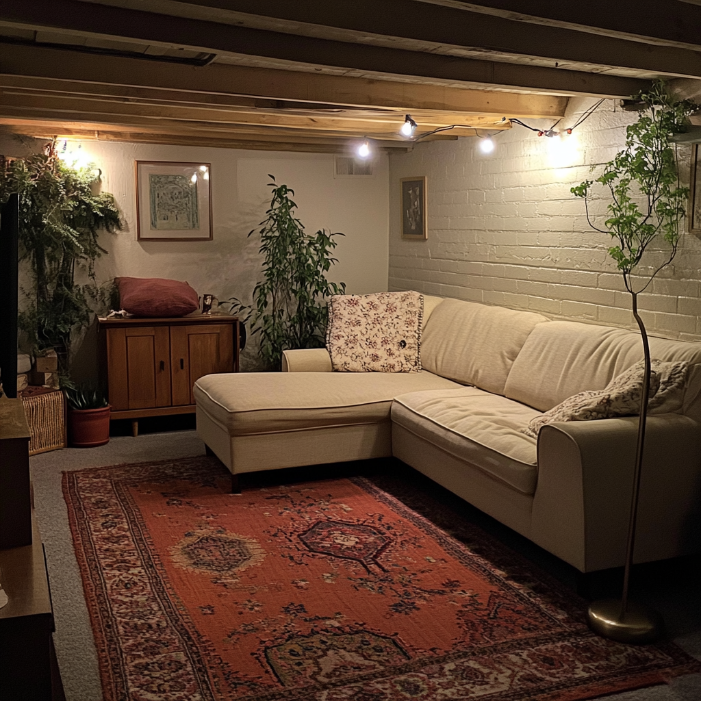 A cozy basement | Source: No source