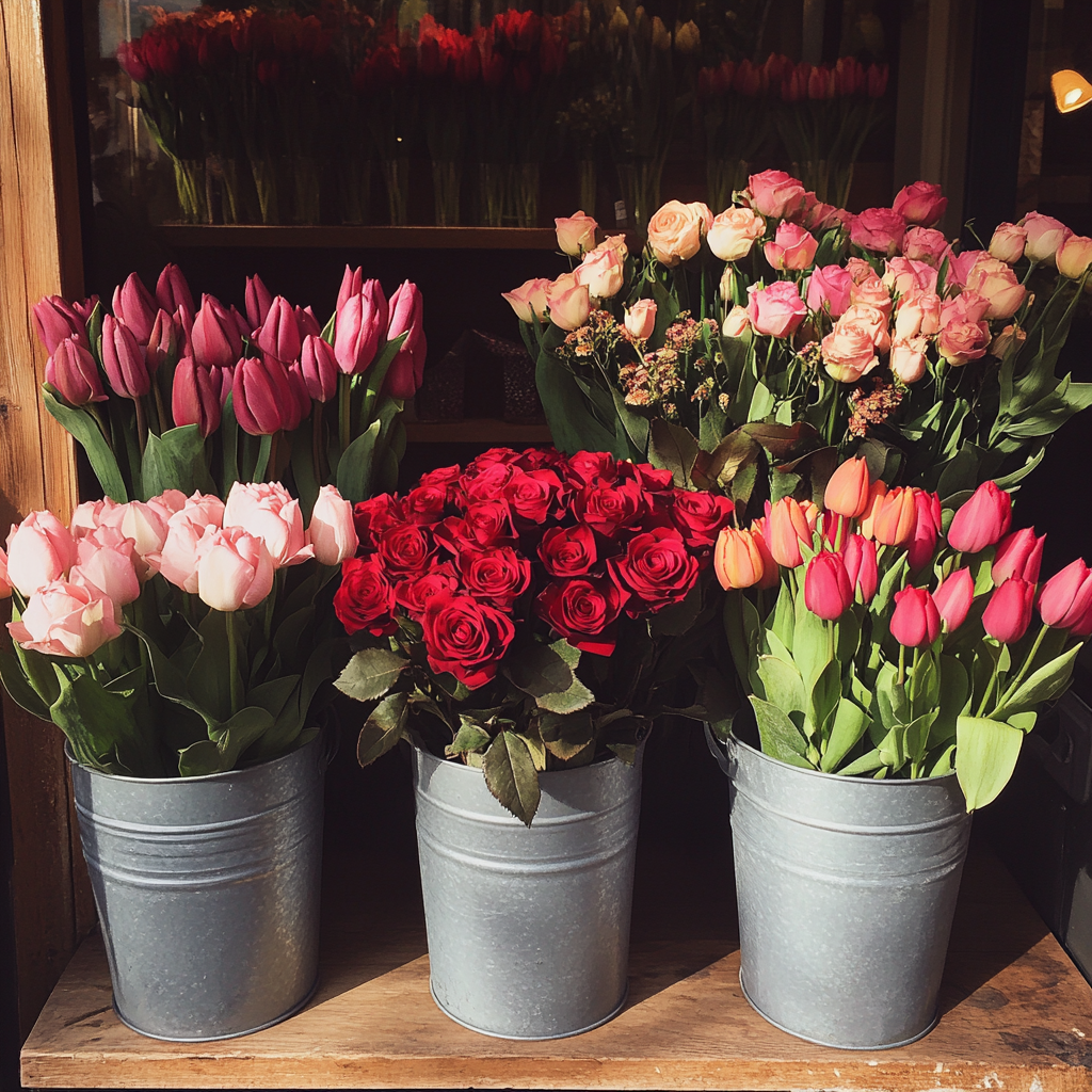 Flowers at a florist | Source: No source