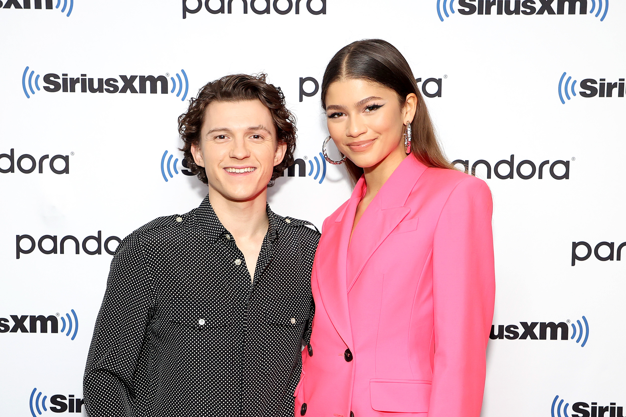 Tom Holland and Zendaya at SiriusXM's Town Hall on December 10, 2021, in New York. | Source: Getty Image