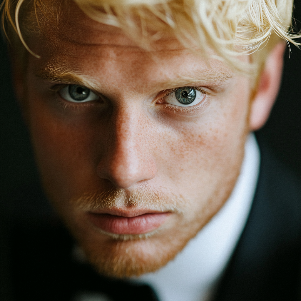 Close up of a man's face | Source: No source