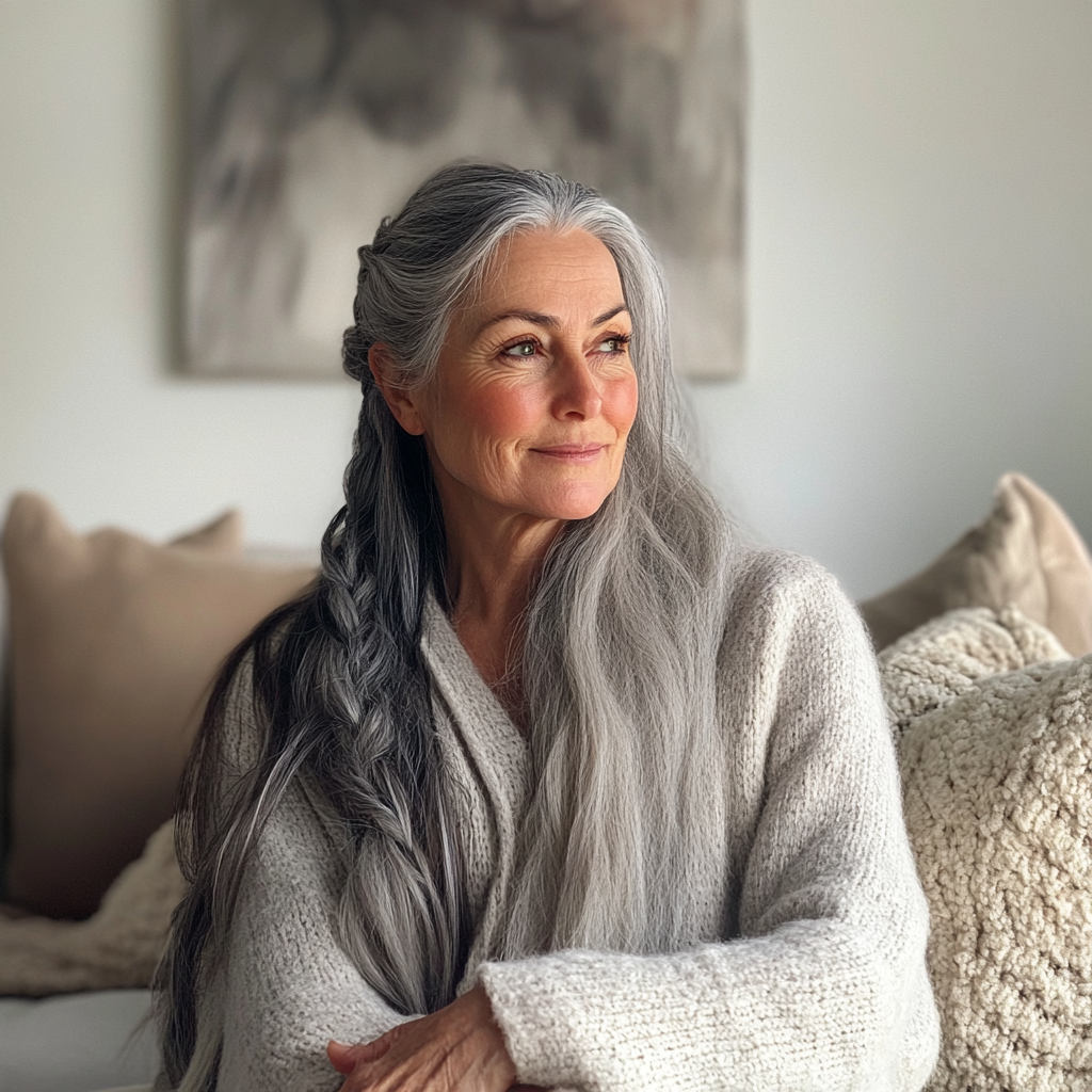 A smiling older woman | Source: No source