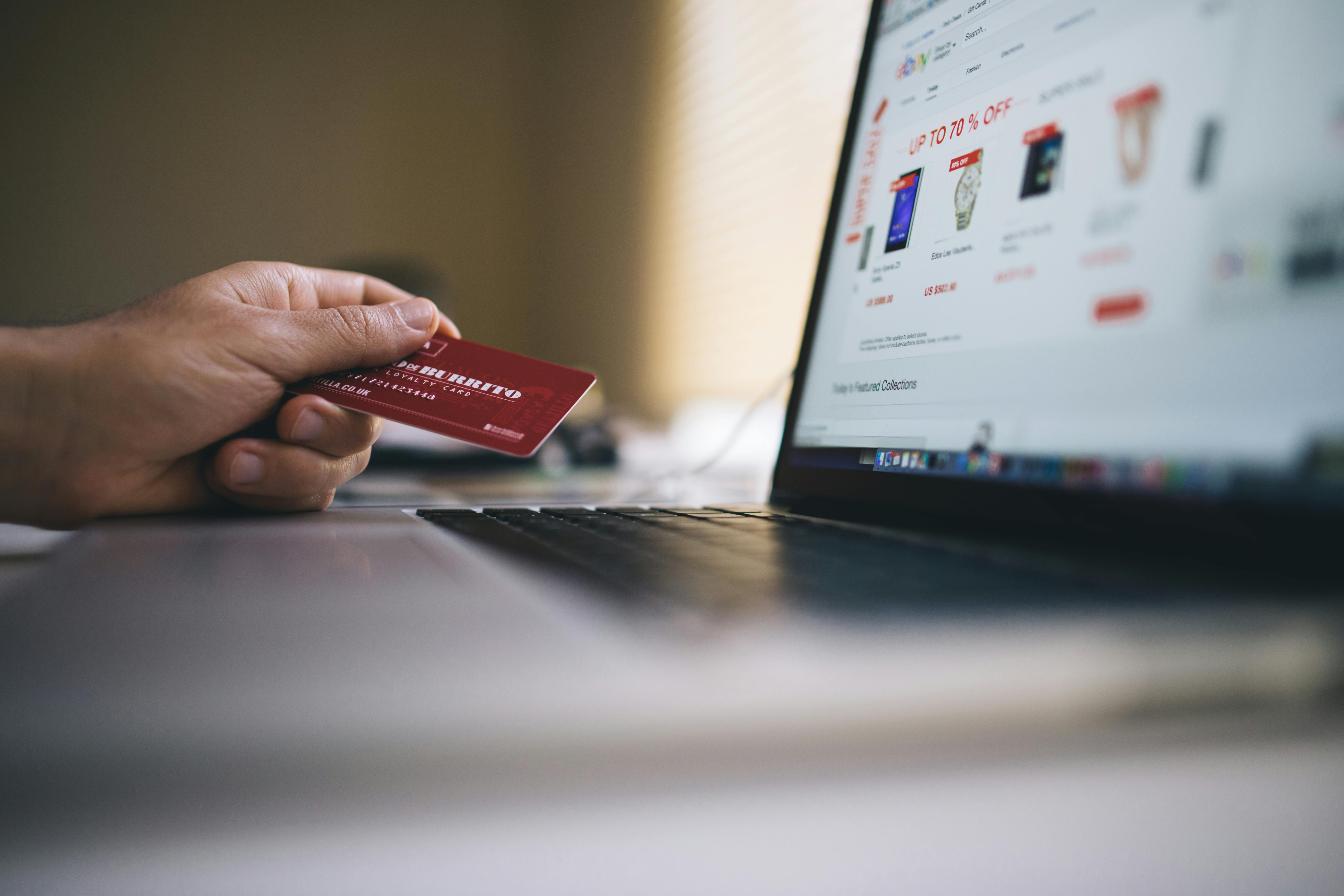 Person buying online | Source: Pexels
