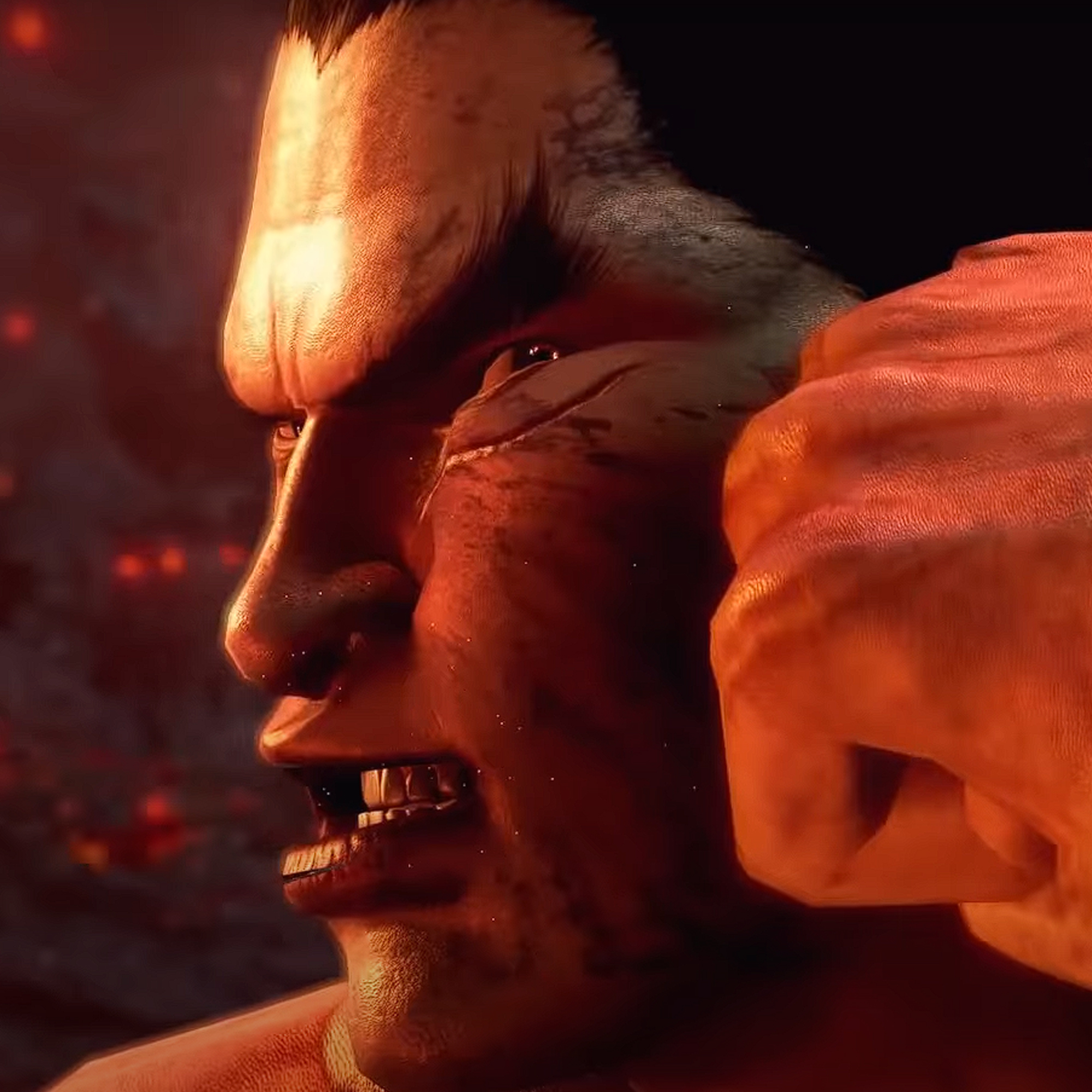 A picture of a character from “Tekken 7” getting punched in the face. | Image: youtube.com/BandaiNamcoAmerica
