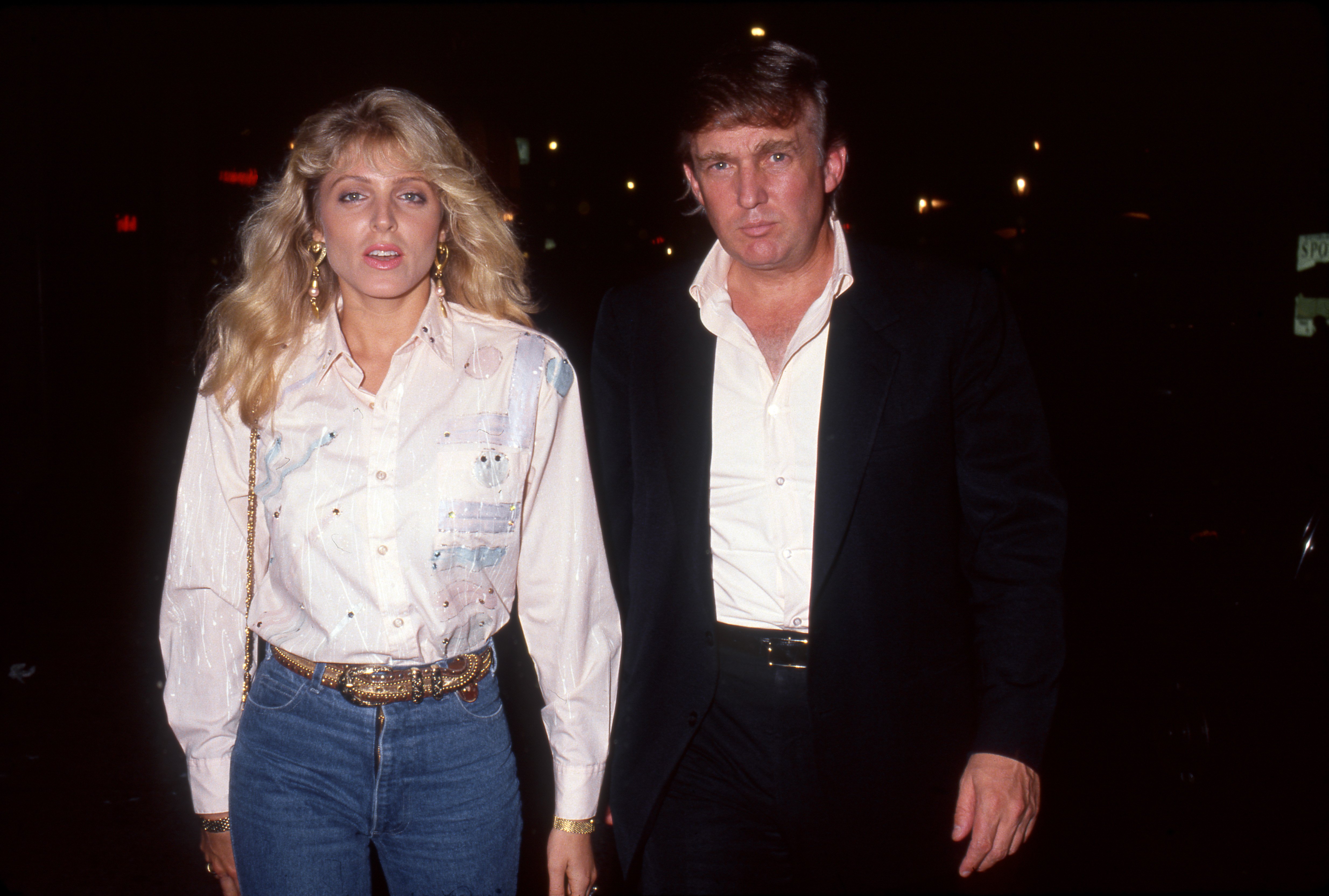Donald Trump and Marla Maples attend an event on circa 1992 in New York City, New York. | Source: Getty Images