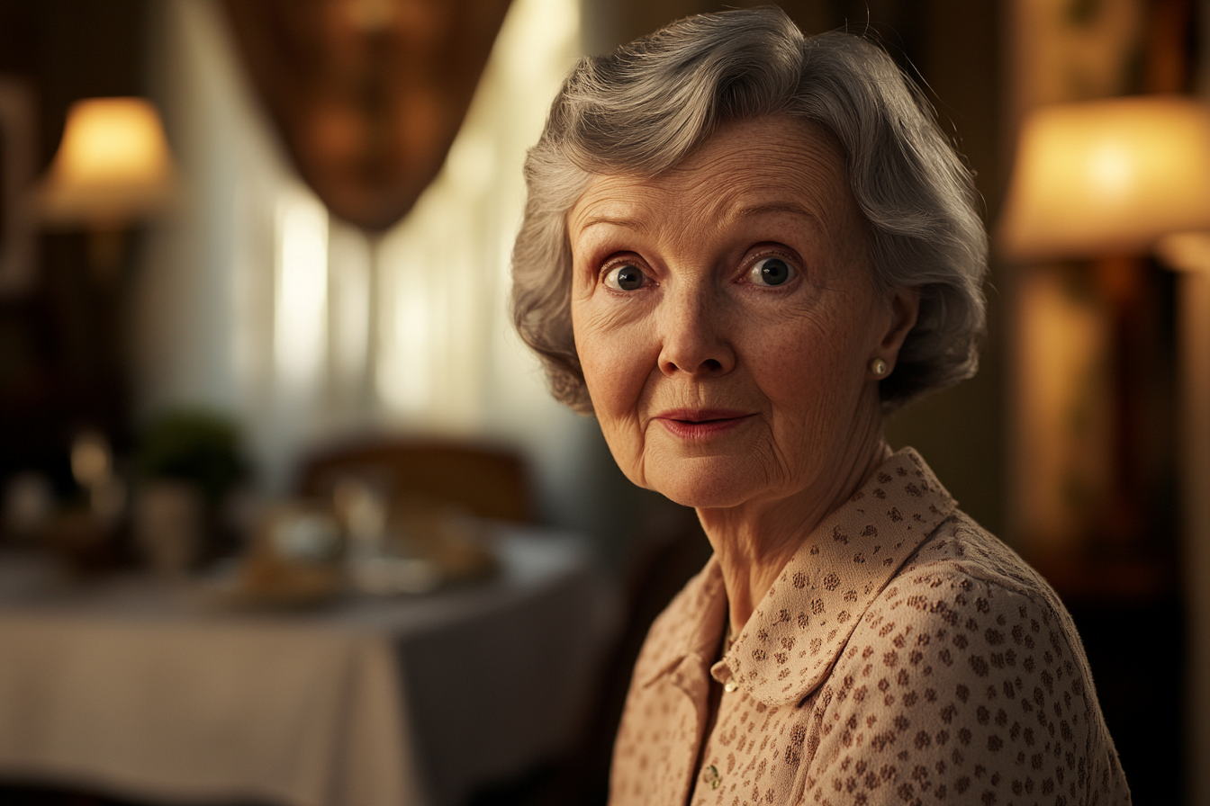 An older woman talking | Source: No source