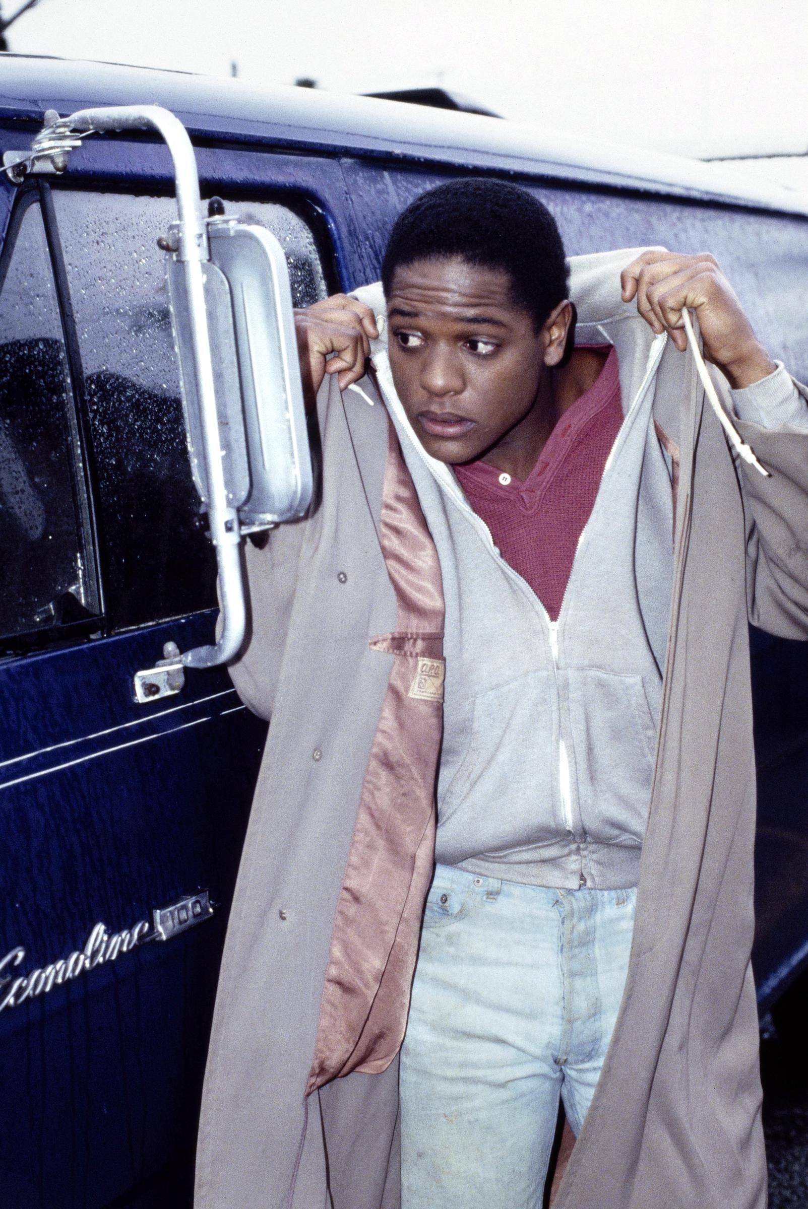 Blair Underwood as Terry Corsaro in "Downtown," a CBS television primetime police drama, on September 1, 1986, in Los Angeles | Source: Getty Images