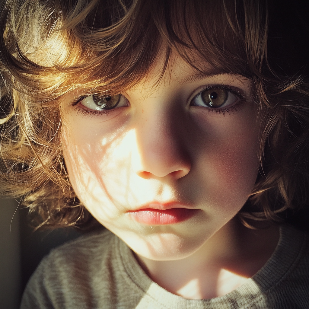 A close up of a little boy | Source: No source