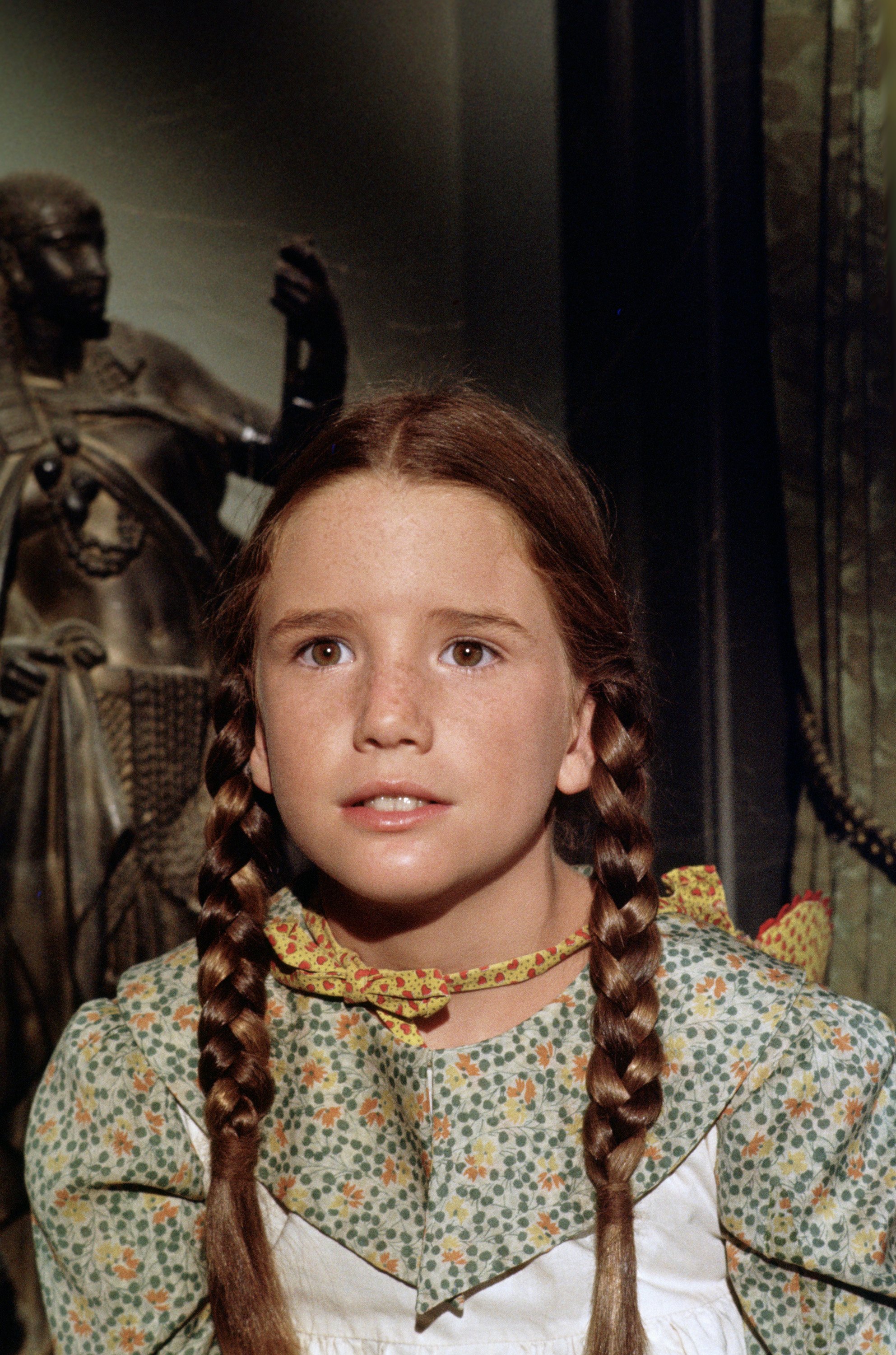 Melissa Gilbert as Laura Elizabeth Ingalls Wilder in "Little House on the Prairie," circa 1975 | Source: Getty Images