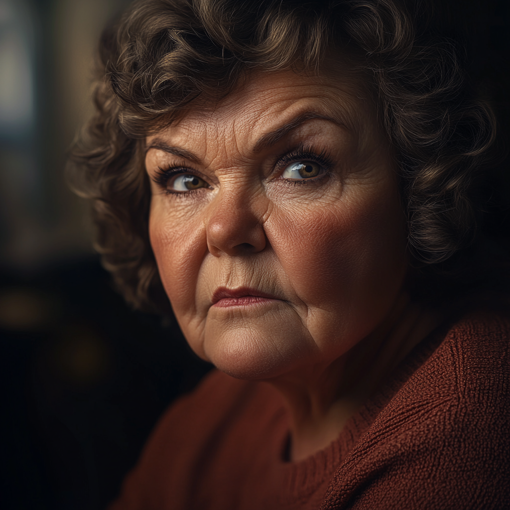 An annoyed older woman | Source: no source