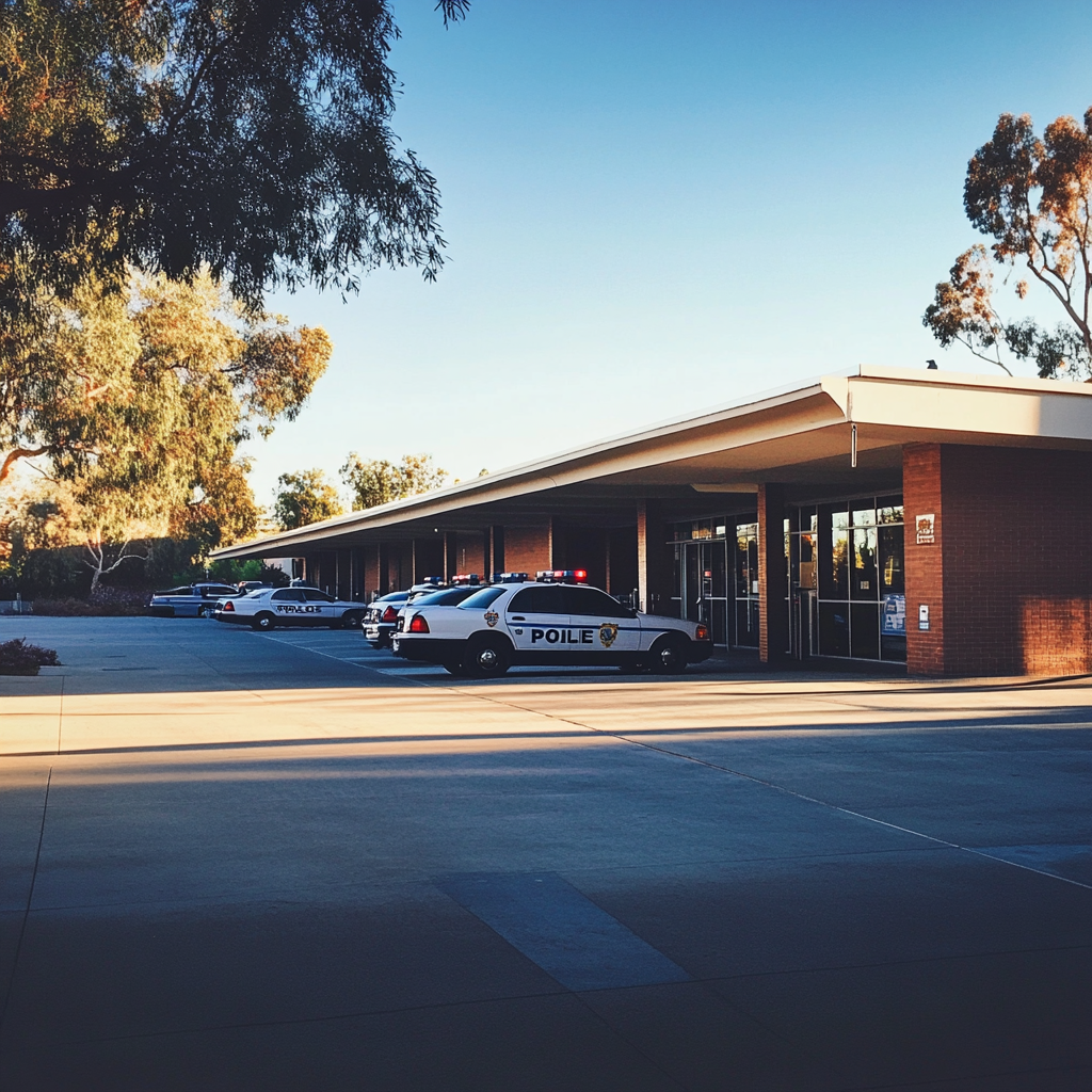 The exterior of a police station | Source: No source