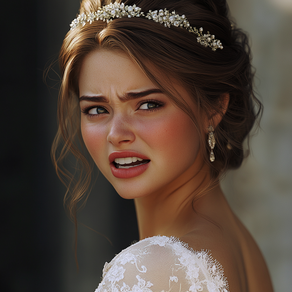An anxious bride | Source: No source