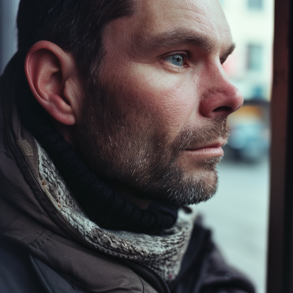 A close-up of a man | Source: No source