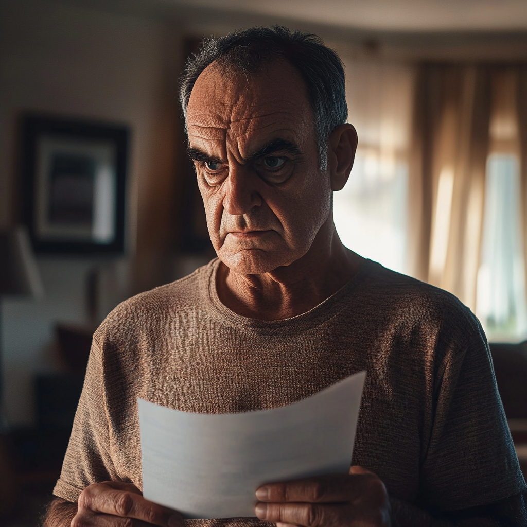 A man holding a paper in his hands | Source: No source