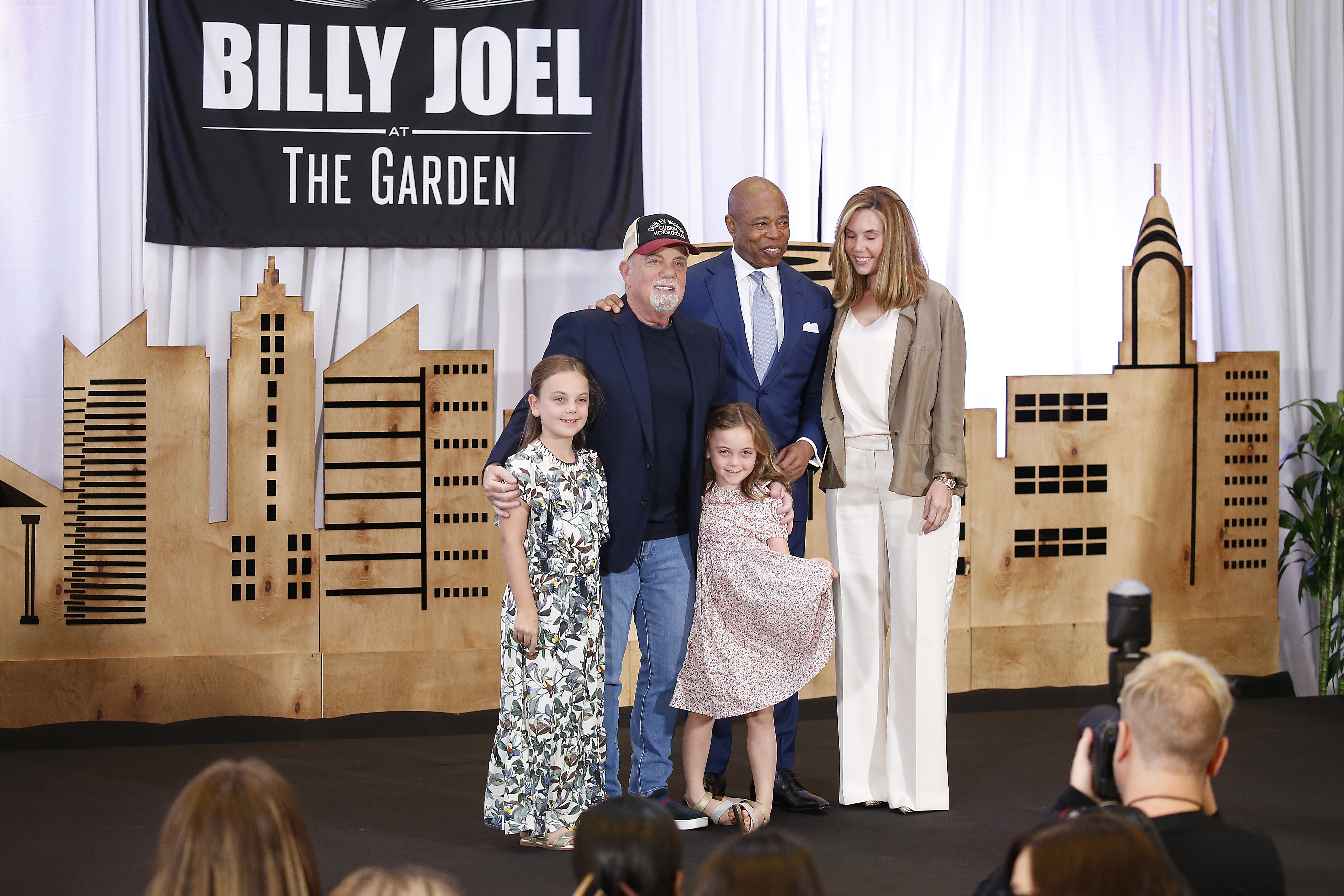 Billy Joel, Mayors Eric Adams, Alexis Roderick, Della Rose and Remy Anne are seen on June 1, 2023, in New York City | Source: Getty Images