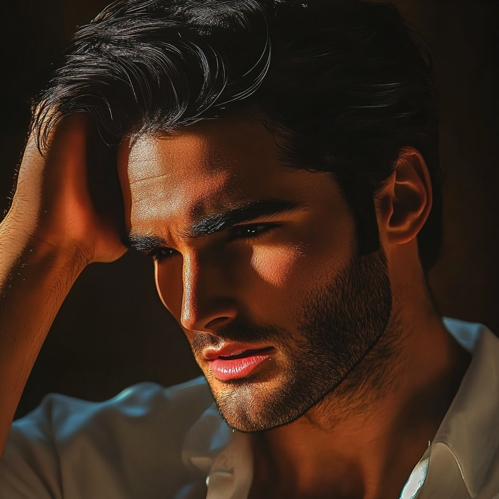 An anxious man | Source: no source