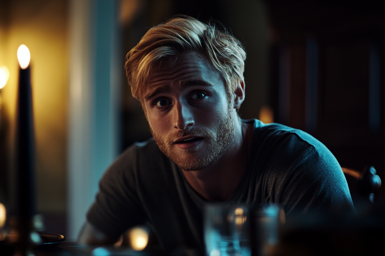 A man sitting at the dining table | Source: No source