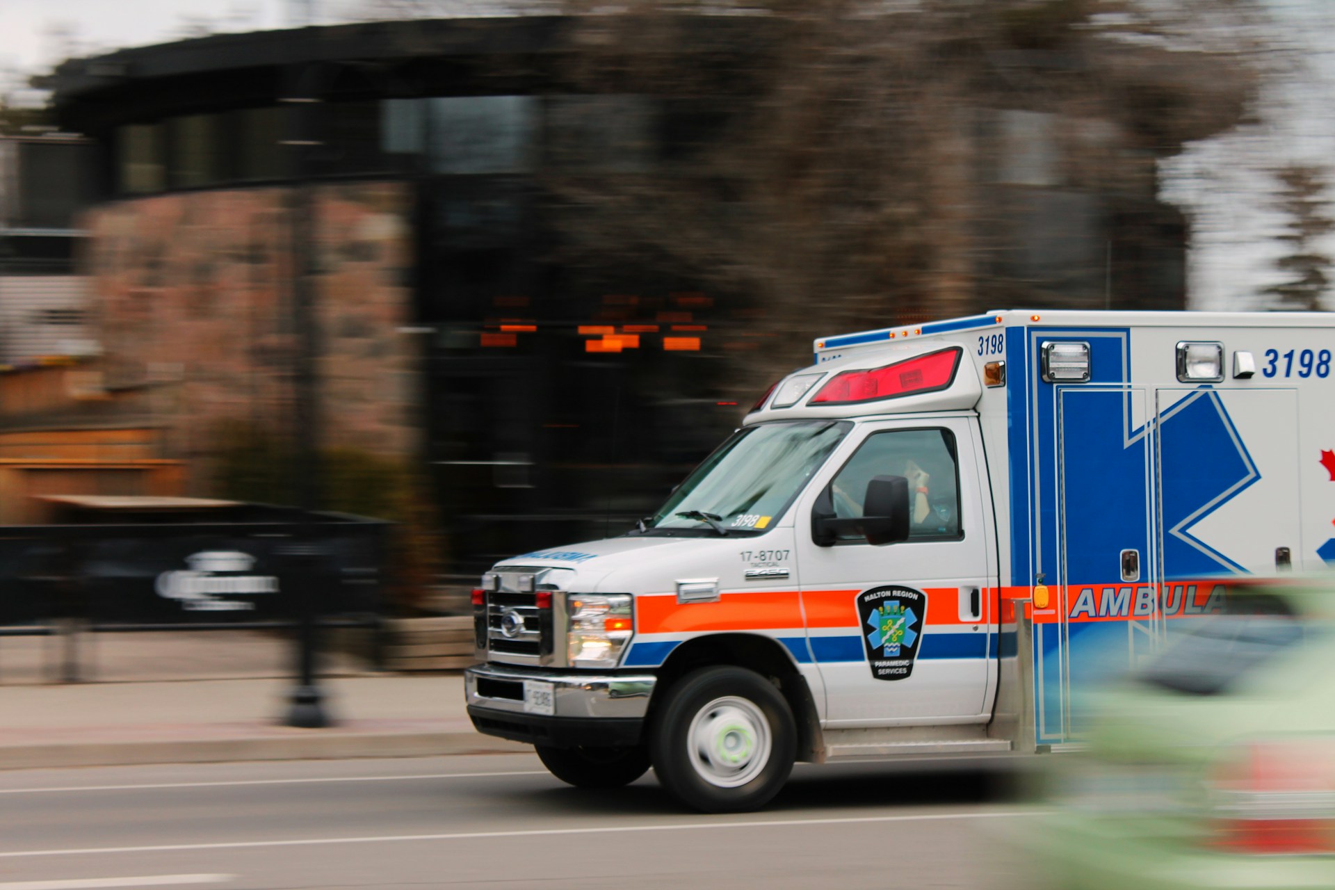 A speeding ambulance on the road | Source: Unsplash