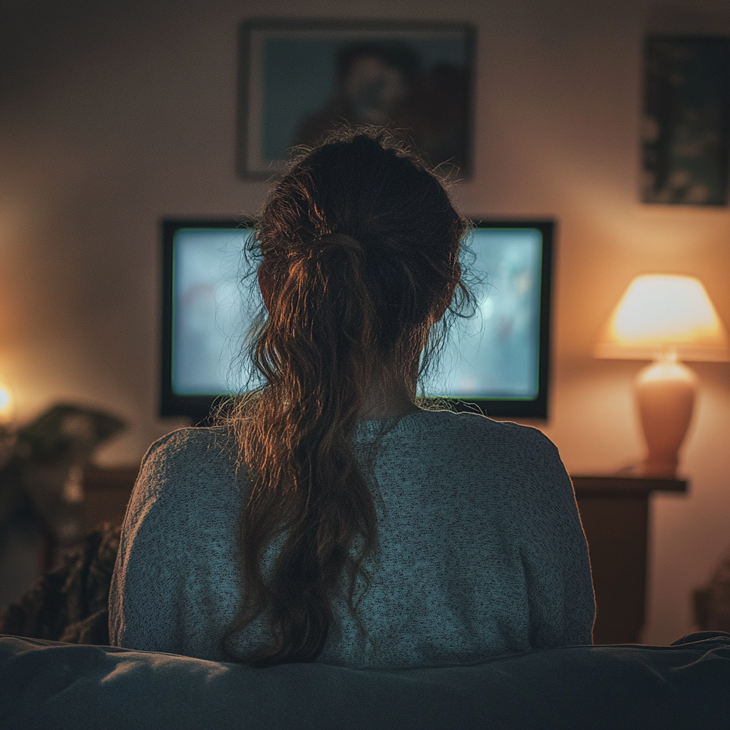 Woman watching TV | Source: no source