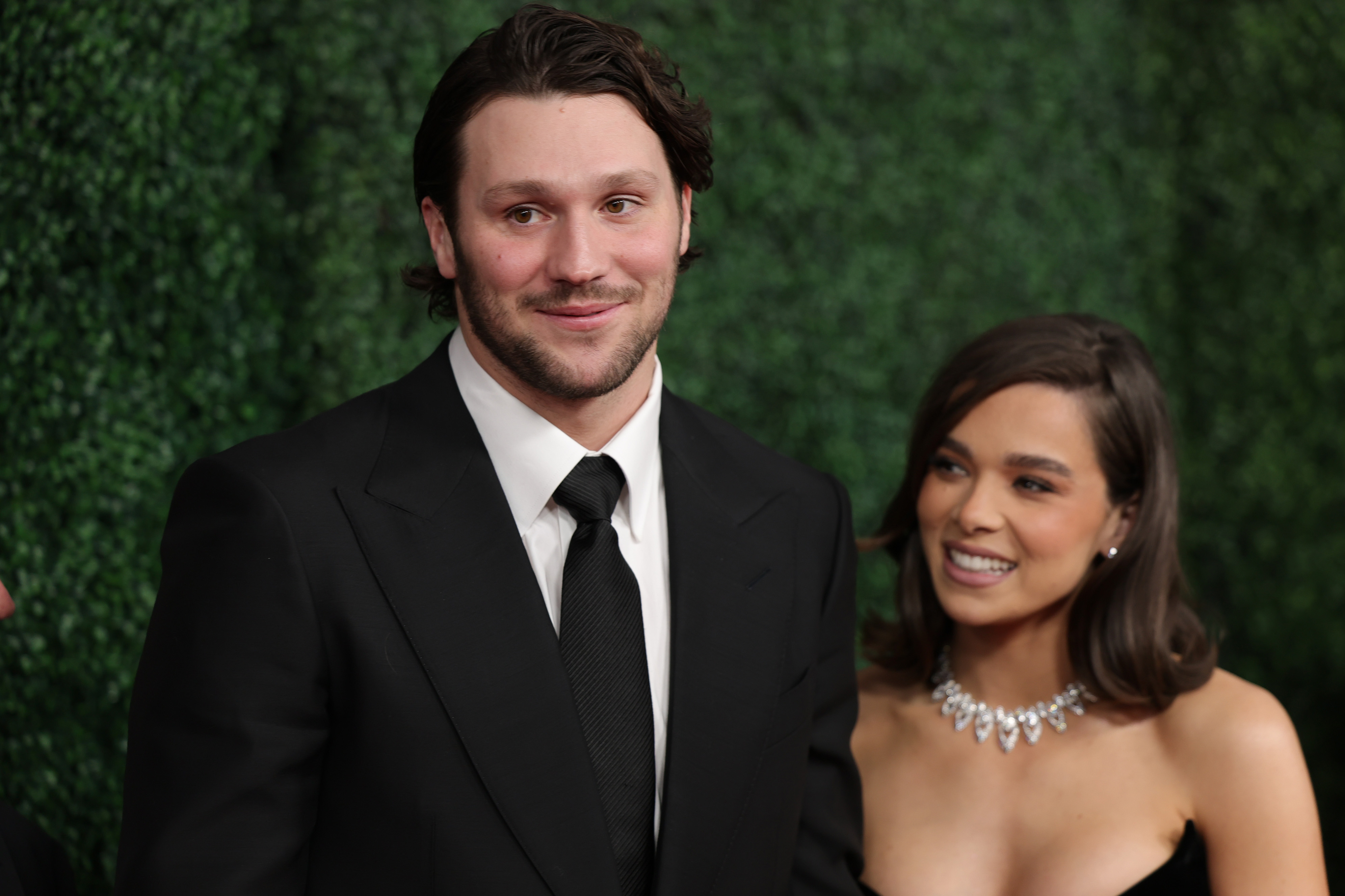 Josh Allen and Hailee Steinfeld at the 14th Annual NFL Honors on February 6, 2025, in New Orleans, Louisiana. | Source: Getty Images