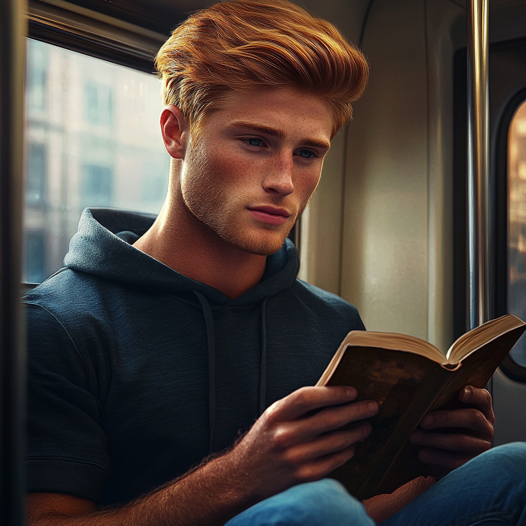 A man reading a book | Source: no source