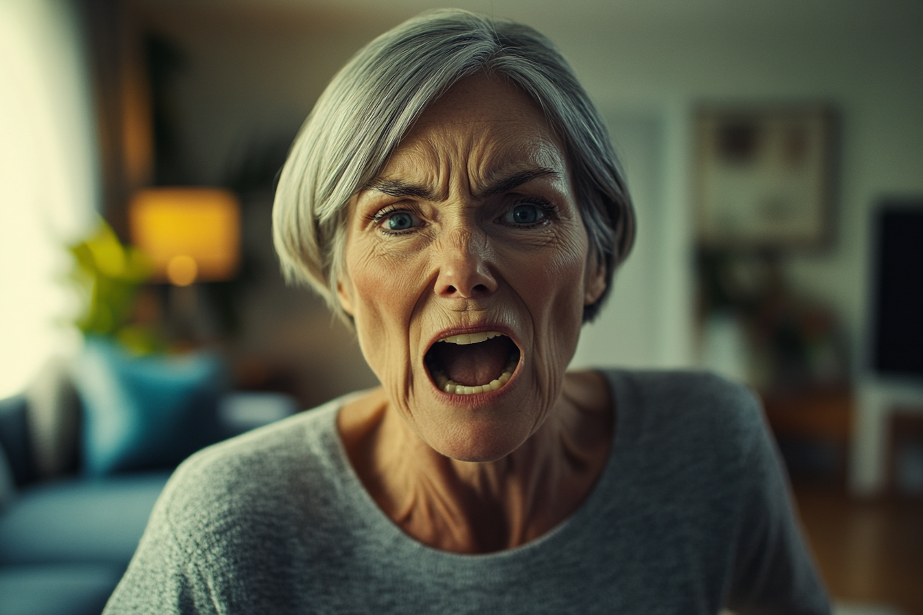 A woman yelling | Source: No source