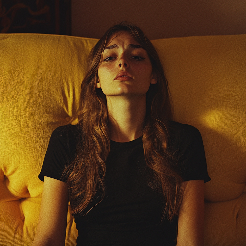 A melancholic woman | Source: no source
