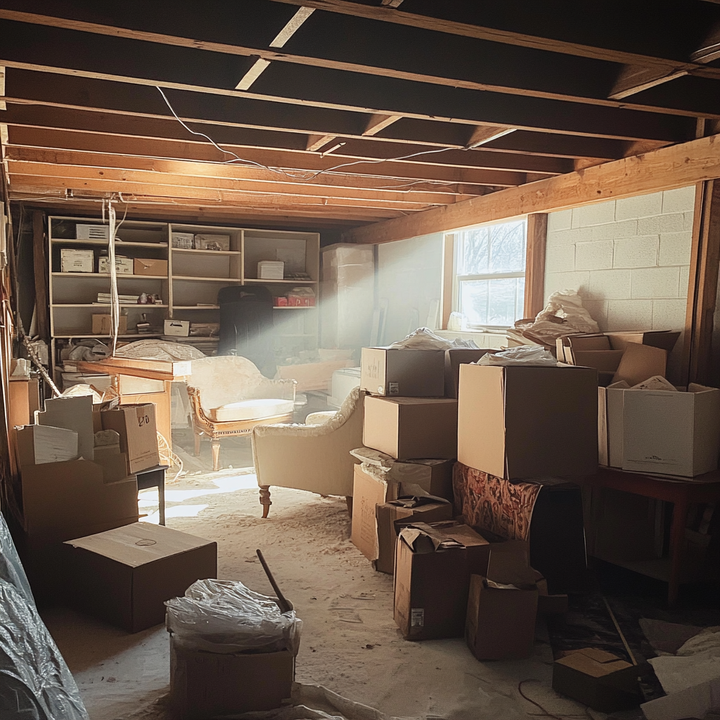 A dusty basement | Source: No source