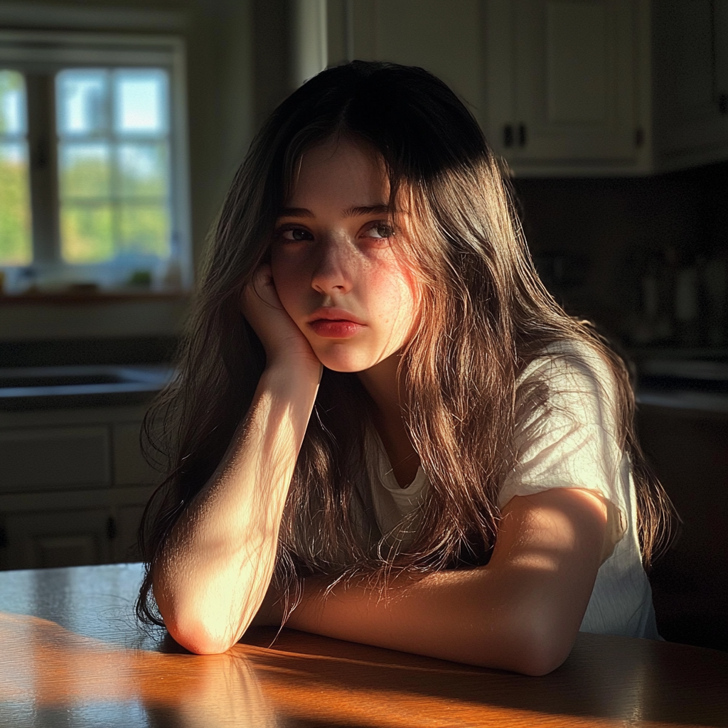An upset teenage girl | Source: no source