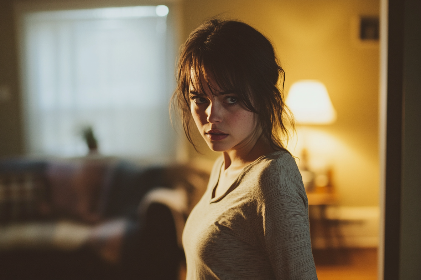 A stern-looking woman | Source: no source