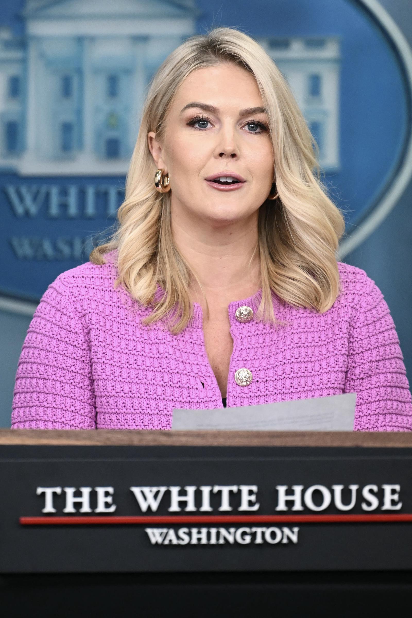 Karoline Leavitt. | Source: Getty Images