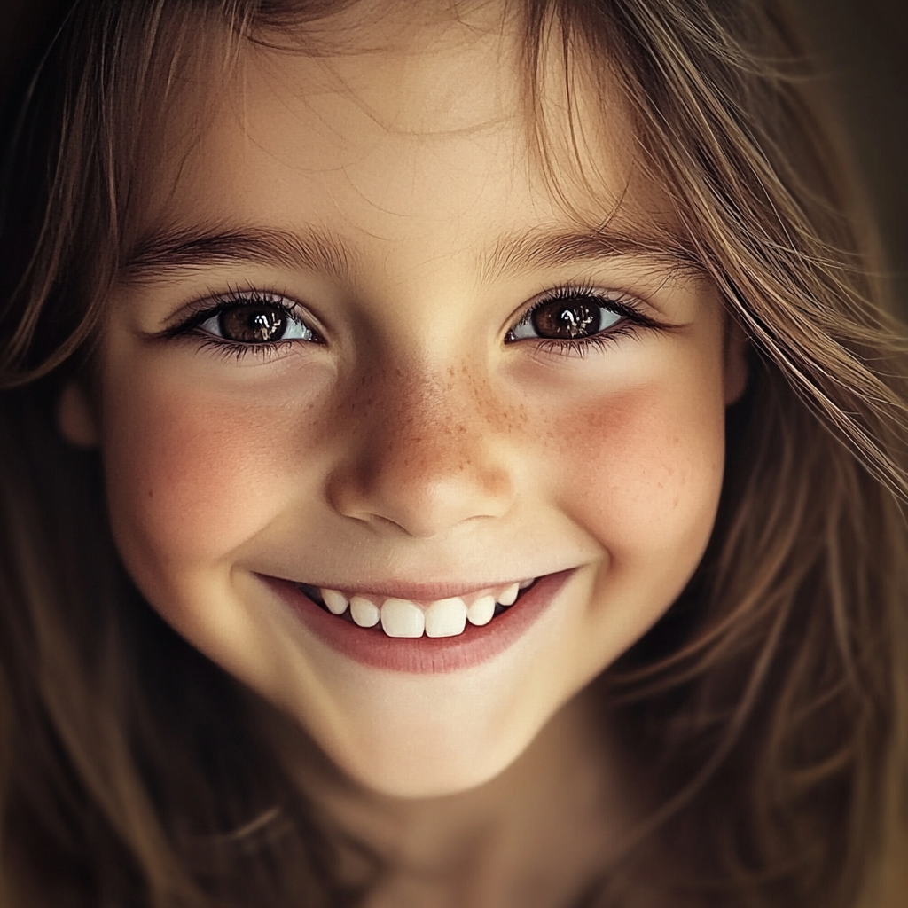 A smiling little girl | Source: no source
