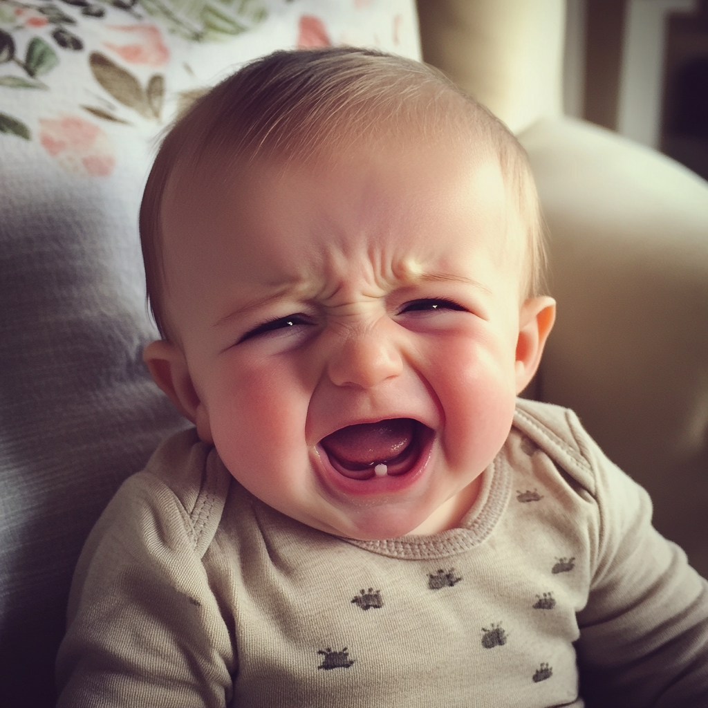 A crying baby boy | Source: no source