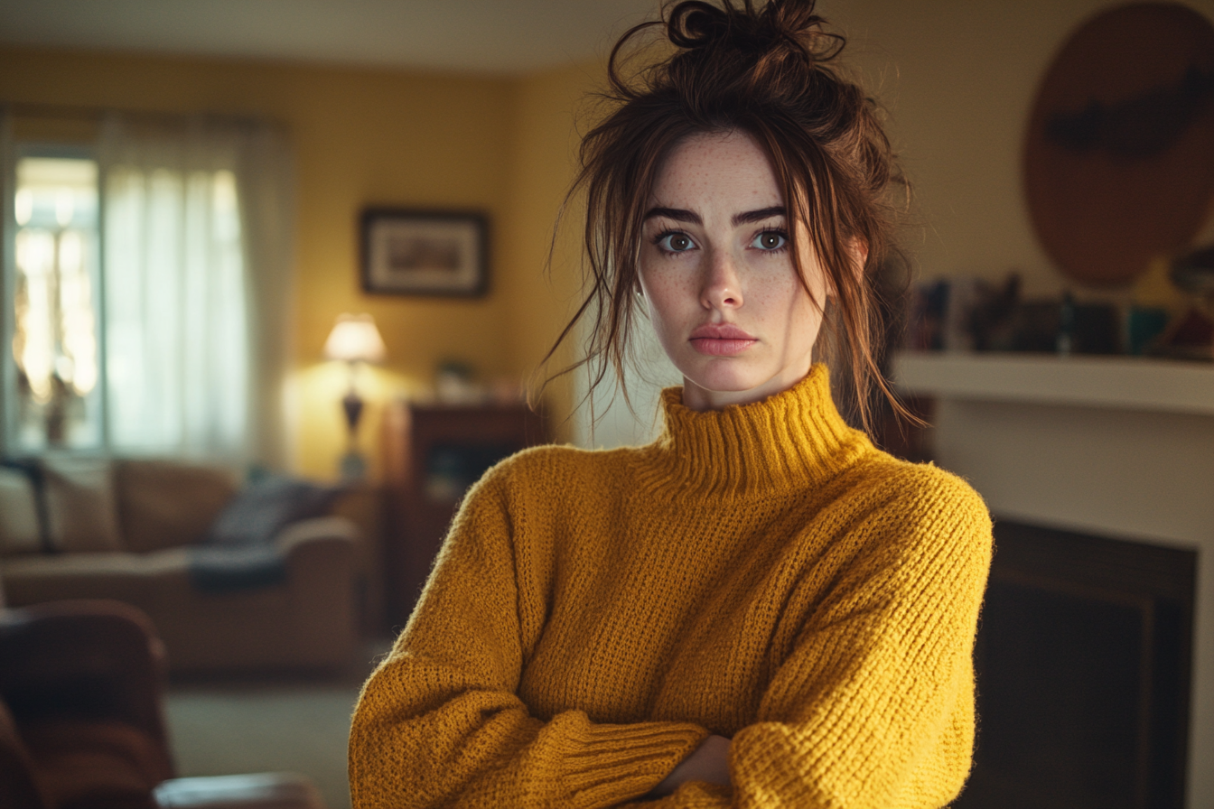 A woman standing with her arms crossed | Source: no source