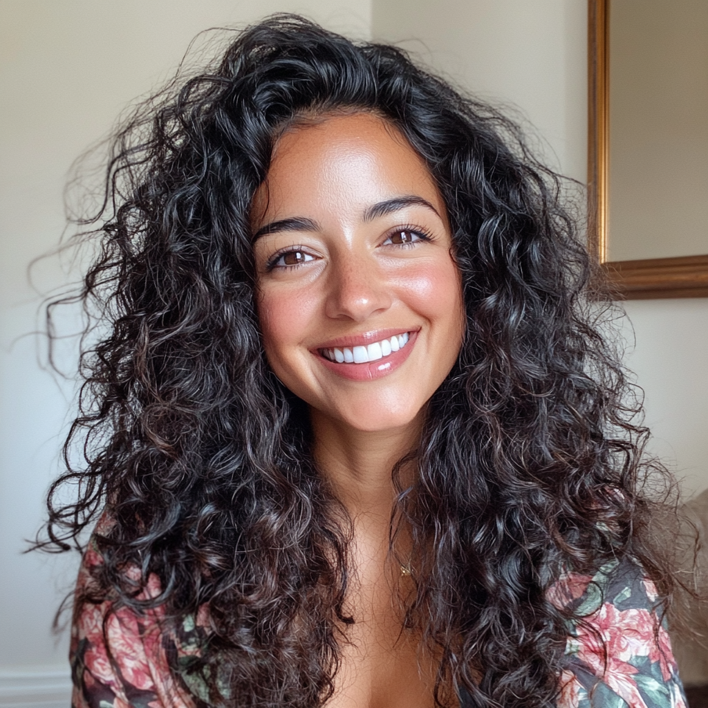 A smiling woman | Source: No source