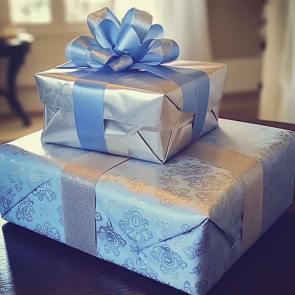 Wrapped presents on a table | Source: no source