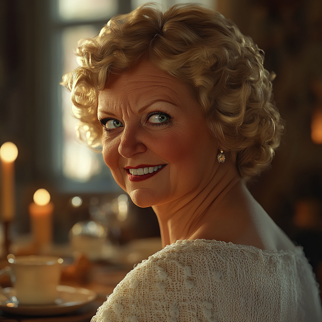 A senior woman smiling | Source: No source