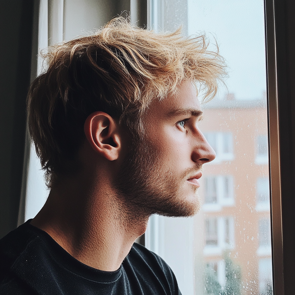 A man standing by a window | Source: no source