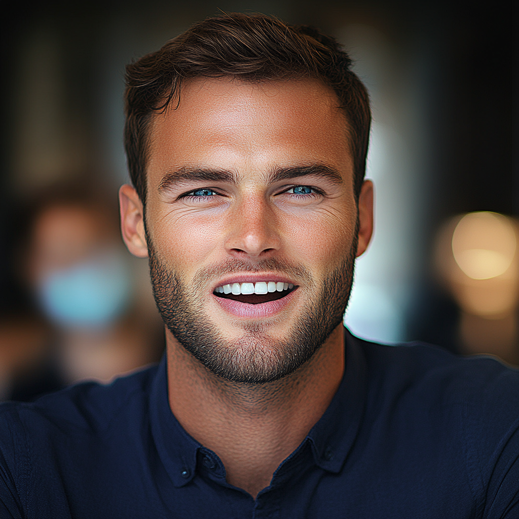 A delighted man | Source: no source