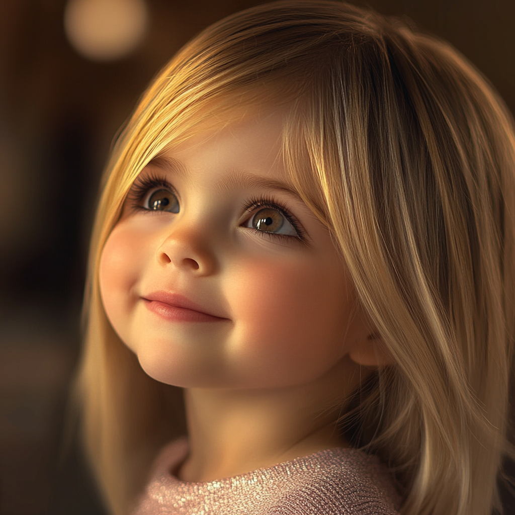 An excited little girl | Source: No source