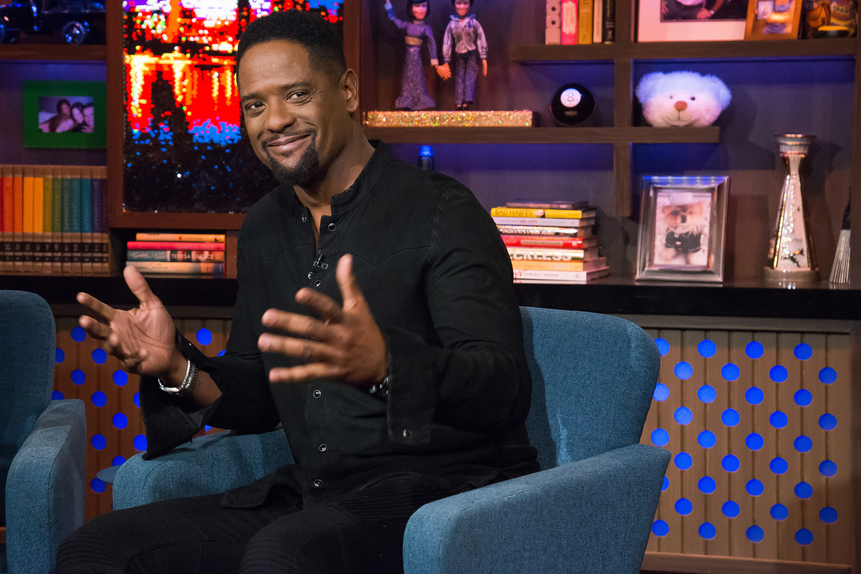 Blair Underwood during "Watch What Happens Live with Andy Cohen," Season 14, on January 26, 2017 | Source: Getty Images