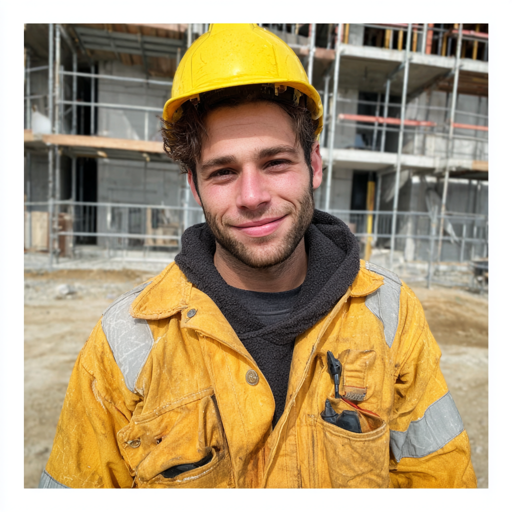 A smiling man standing at a construction site | Source: no source