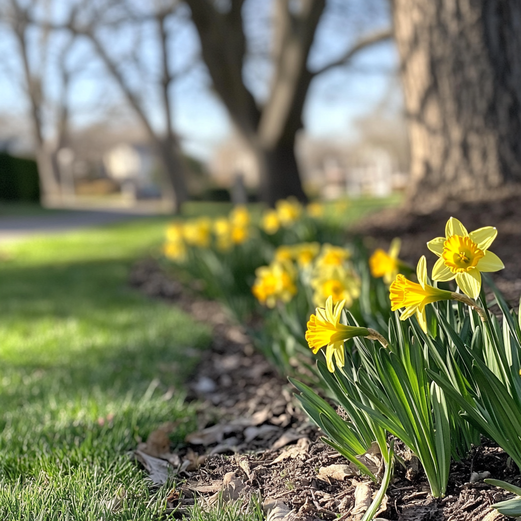 A close up of daffodils | Source: No source