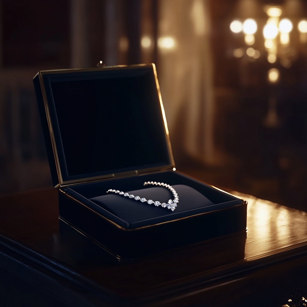 A diamond necklace | Source: No source