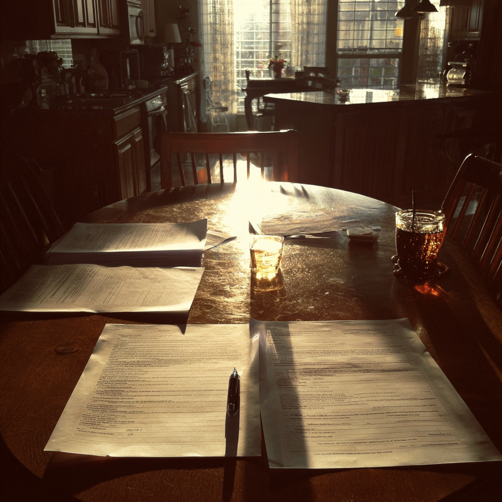 Paperwork on a table | Source: No source