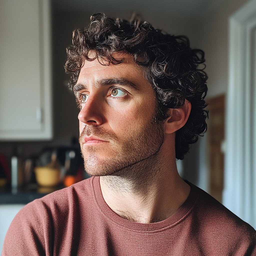 A man looking out a window | Source: No source