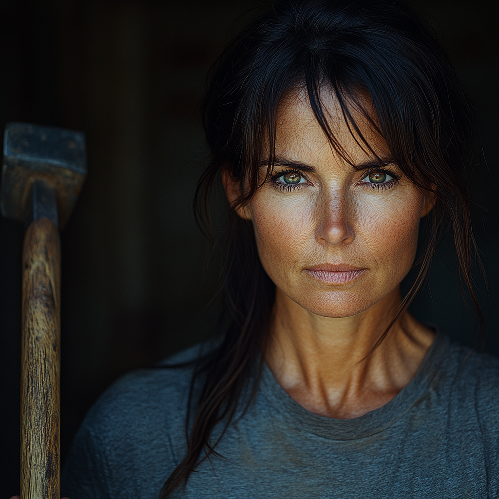 Determined middle-aged woman | Source: No source