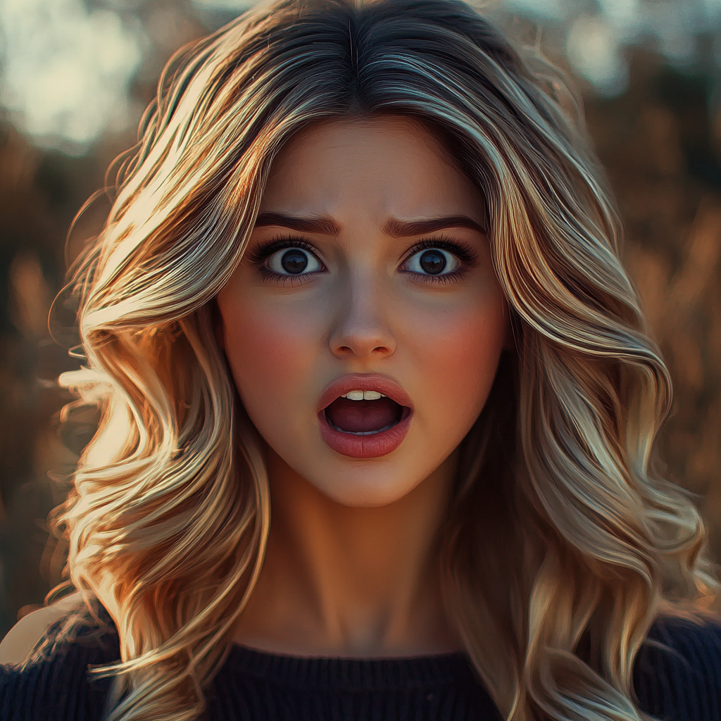 A stunned woman | Source: No source