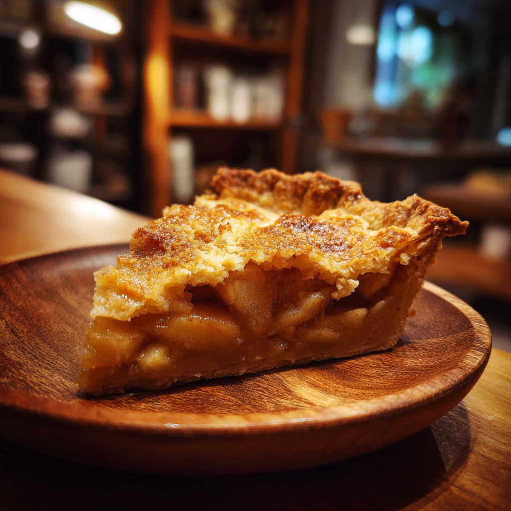 A slice of apple pie | Source: No Source